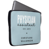 Abschluss des personalisierten Arztes Laptopschutzhülle (Vorne Rechts)