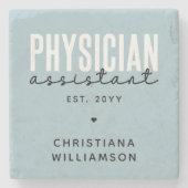 Abschluss des personalisierten Arztes Steinuntersetzer (Vorderseite)