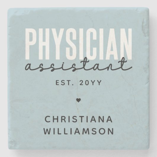 Abschluss des personalisierten Arztes Steinuntersetzer (Vorderseite)