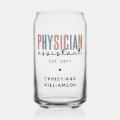 Abschluss des personalisierten PA-Arztes Dosenglas (Vorderseite)