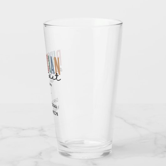 Abschluss des personalisierten PA-Arztes Glas (Links)