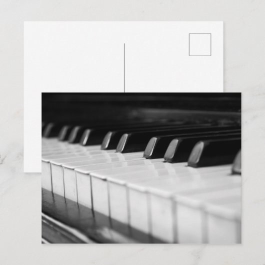 Abschluss des Piano-Makros Postkarte (Vorne/Hinten)