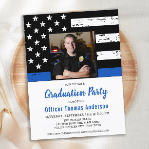 Abschluss des Polizeichefs von Thin Blue Line