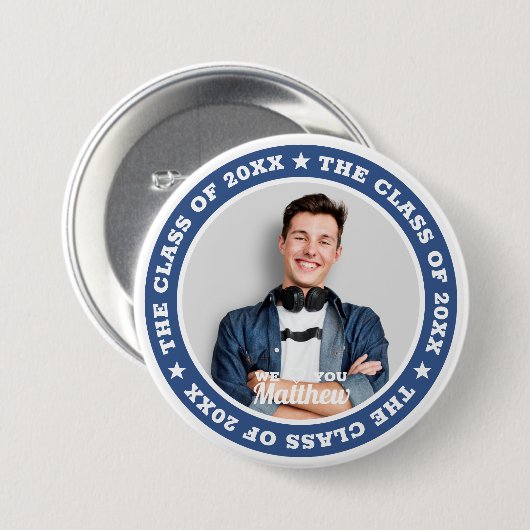 Abschluss Die Klasse des modernen benutzerdefinier Button (Vorne & Hinten)