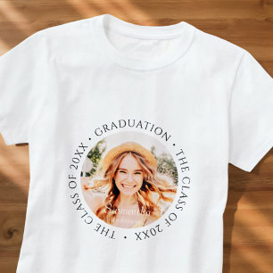 Abschluss Die Klasse des modernen einfachen Fotos  T-Shirt
