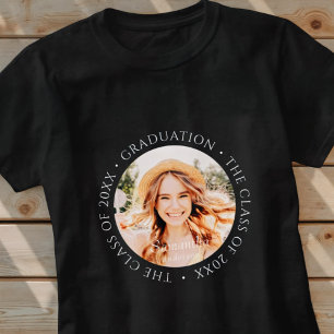 Abschluss Die Klasse des modernen einfachen Fotos  T-Shirt