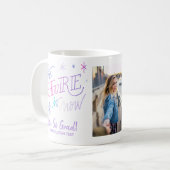 Abschluss die Zukunft ist jetzt kundenspezifisches Kaffeetasse (Vorderseite Links)