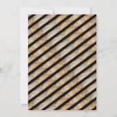 Abschluss Dinner Black Abschluss Einladung (Rückseite)