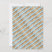 Abschluss Dinner Cap Blue Abschluss Einladung (Rückseite)