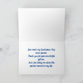 Abschluss Diplom Dankeschön Karte (Innenseite)