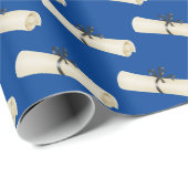 Abschluss-Diplom mit Bow Geschenkpapier (Rolleneckpunkt)