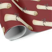 Abschluss-Diplom mit Bow Geschenkpapier (Rolleneckpunkt)