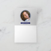 Abschluss Diploma Foto Dankeschön-Karte Dankeskarte (Innenseite)