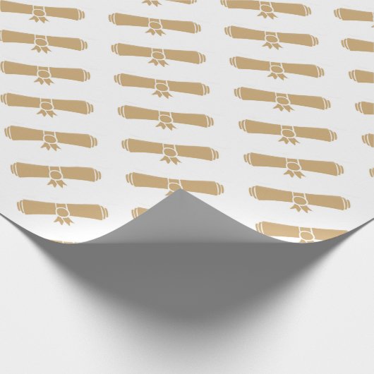 Abschluss Diploma Geschenkpapier (Ecke)