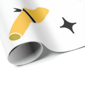 Abschluss Diplomabschlüsse - Papiermuster Geschenkpapier (Rolleneckpunkt)