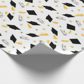 Abschluss-Diplome und Kartenprüfbescheinigungen Geschenkpapier (Ecke)