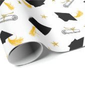 Abschluss-Diplome und Kartenprüfbescheinigungen Geschenkpapier (Rolleneckpunkt)