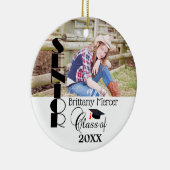 Abschluss DIY Foto Erinnerungen Keramik Ornament (Rechts)