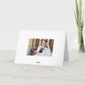 Abschluss Drei Fotocollage Herzlichen Glückwunsch Karte (Rückseite)