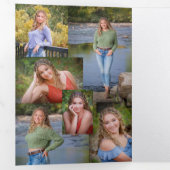 Abschluss Dreifach Einladung Ankündigung (Innen Erste Seite)