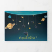 Abschluss Dreifach Gefaltete Einladung (Cover)