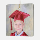 Abschluss durch die Jahre Keramikornament (Links)