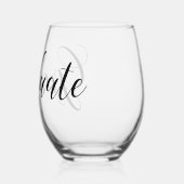 Abschluss Edelstahlglas Weinglas Ohne Stiel (Links)