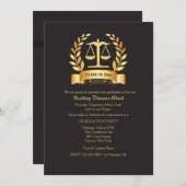 Abschluss ehrt Einladung (Vorne/Hinten)