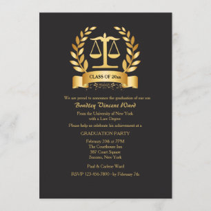 Abschluss ehrt Einladung