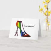 Abschluss Eiffelturmdusche Karte (Gelbe Blume)