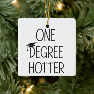 Abschluss Ein Grad Heißer Lustiger College Master Keramikornament