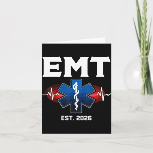 Abschluss eines Rettungsassistenten-Studenten Emt Karte (Vorderseite)