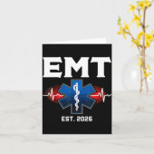 Abschluss eines Rettungsassistenten-Studenten Emt Karte (Gelbe Blume)