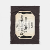 Abschluss eines Stehenden Tall Diploma Fleecedecke (Vorderseite)