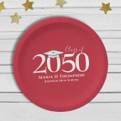 Abschluss Einfach Modernes Minimalistisches Mortar Pappteller