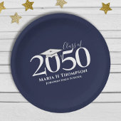 Abschluss Einfach Modernes Minimalistisches Mortar Pappteller