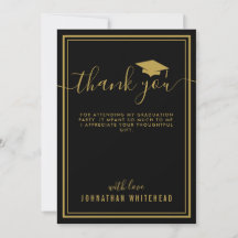 Abschluss Einfaches Foto Schwarz