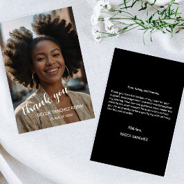 Abschluss einfaches Skript danke Karte