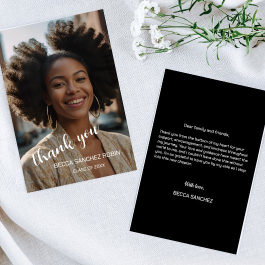 Abschluss einfaches Skript danke Karte