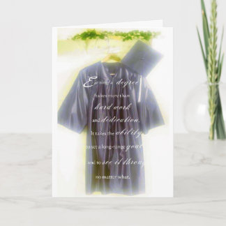 Abschluss-Einkommen ein Grad Karte