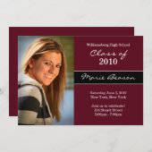 Abschluss Einladung (Vorne/Hinten)