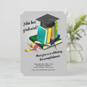 Abschluss Einladung (Stehend Vorderseite)