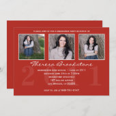 Abschluss Einladung (Vorne/Hinten)