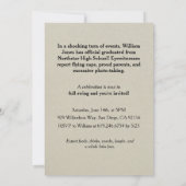 Abschluss Einladung (Rückseite)