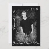 Abschluss Einladung (Vorderseite)