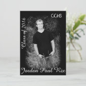 Abschluss Einladung (Stehend Vorderseite)