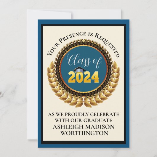 Abschluss Einladung (Vorderseite)