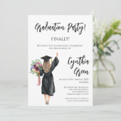 Abschluss Einladung (Stehend Vorderseite)