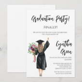 Abschluss Einladung (Vorne/Hinten)