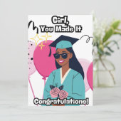 Abschluss Einladung (Stehend Vorderseite)